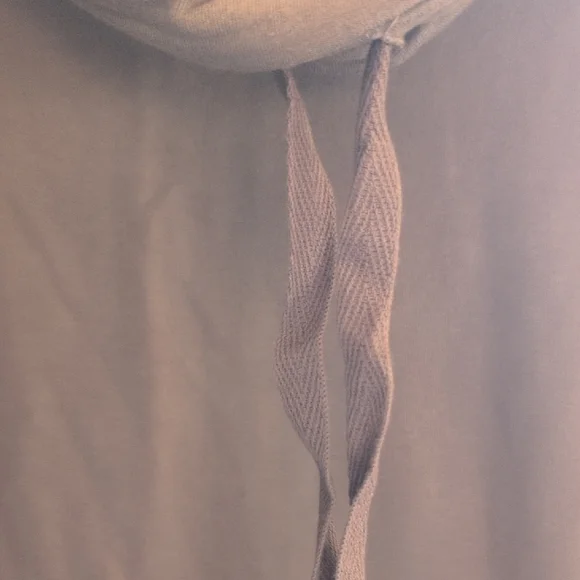 Women's Gray Hoodie Sweatshirt - Picture 3 of 4